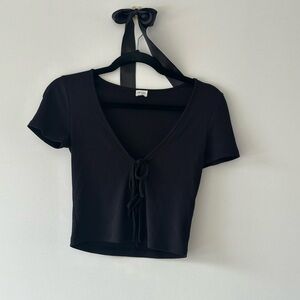Aritzia Wilfred Only Tie Shirt